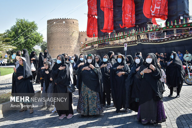 عزاداری تاسوعای حسینی در شیراز