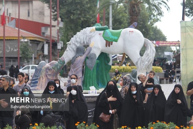عزاداری رشتوندان در تاسوعای حسینی