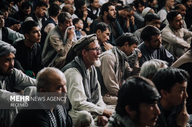 برگزاری مراسم پرشور تاسوعای حسینی در افغانستان + تصاویر