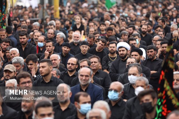 اجتماع بزرگ حسینیان دارالارشاد در تاسوعای حسینی