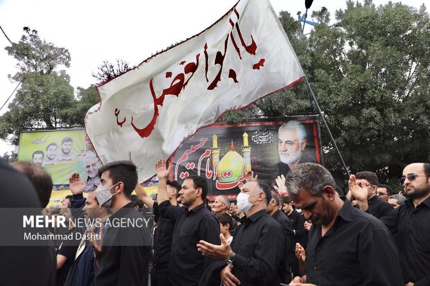 اجتماع بزرگ حسینیان دارالارشاد در تاسوعای حسینی