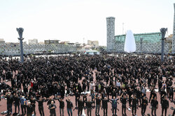 Mourning ceremony in Imam Hossein Sq. on Ashura Day
