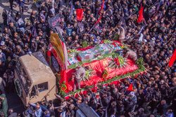 تشییع و خاکسپاری پیکر شهید «عبدالله اسکندری» در شیراز