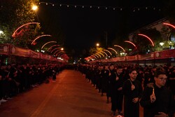 عزاداری مردم حسینی و گردشگران شهر توریستی سرعین