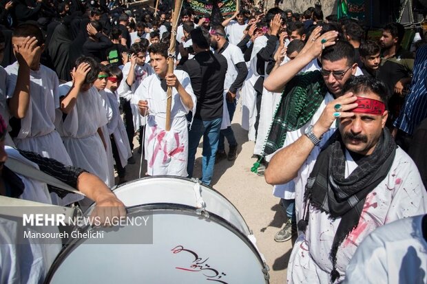 مراسم نخل گردانی محرم 1401 مجن. شاهرود. استان سمنان