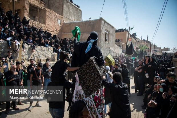 مراسم نخل گردانی محرم 1401 مجن. شاهرود. استان سمنان