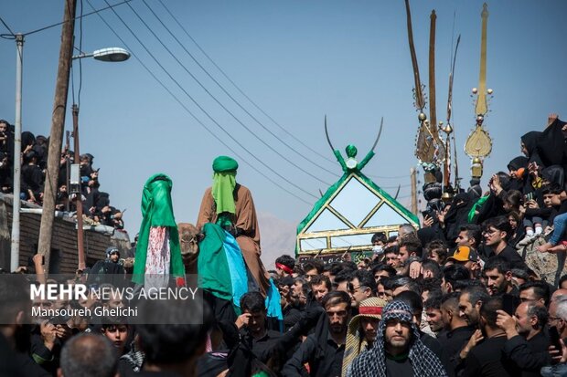 مراسم نخل گردانی محرم 1401 مجن. شاهرود. استان سمنان