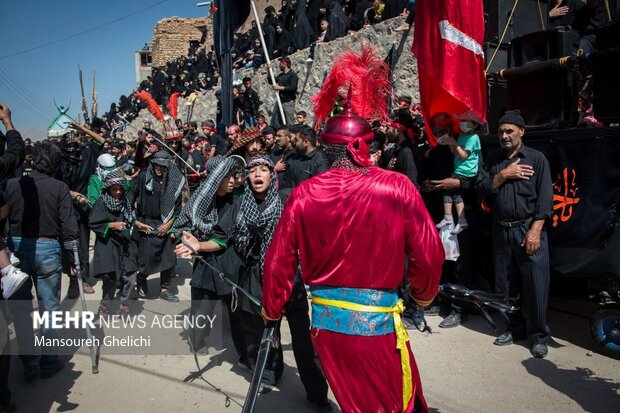 مراسم نخل گردانی محرم 1401 مجن. شاهرود. استان سمنان