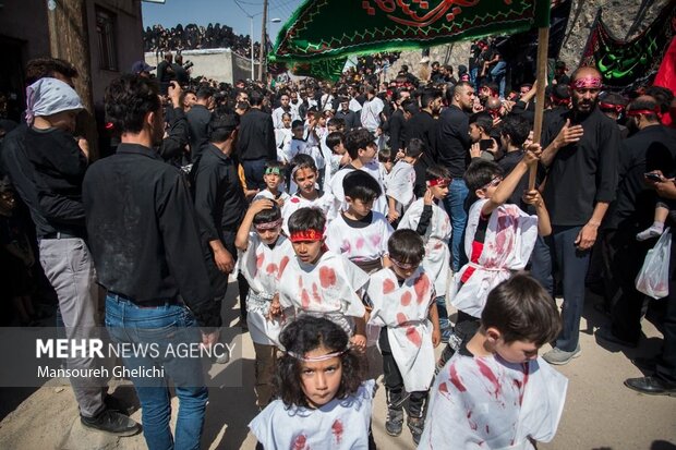 مراسم نخل گردانی محرم 1401 مجن. شاهرود. استان سمنان