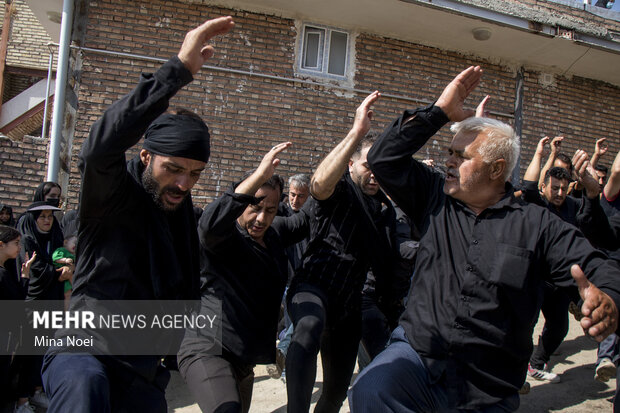 عزاداری عاشورای حسینی در روستای جوشین آذربایجان شرقی