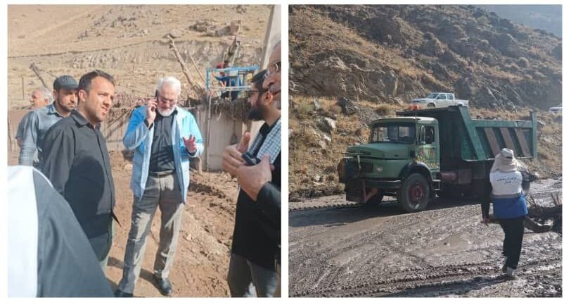 جاری شدن سیل به زیرساختهای ازنا و الیگودرز خسارت زد