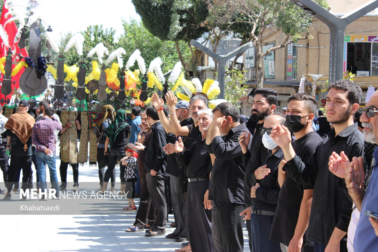 عزاداری روز عاشورای حسینی در شهرستان آباده