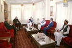 دیدار «حامد کرزای» با سفیر ایران در افغانستان