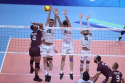 Iran volleyball team B defeats Qatar at Islamic games
