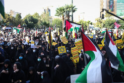 Gathering in Tehran in support of Palestine