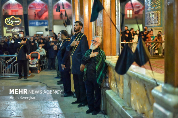 آیین شام غریبان در حرم مطهر شاهچراغ(ع) شیراز