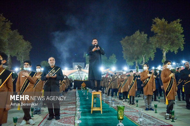 آیین شام غریبان در حرم مطهر شاهچراغ(ع) شیراز