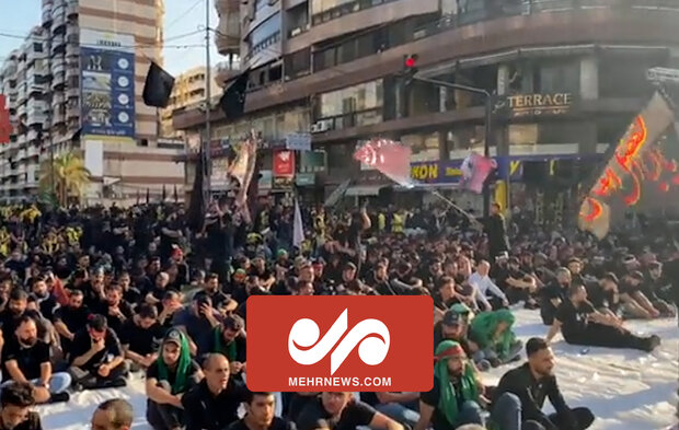 آغاز راهپیمایی گسترده عاشورا در لبنان