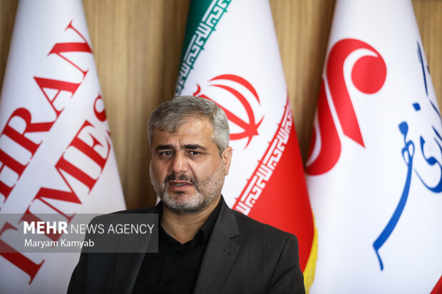 علی القاصی مهر رئیس کل دادگستری تهران در خبرگزاری مهر حضور یافت