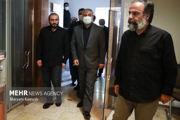 علی القاصی مهر رئیس کل دادگستری تهران صبح سه شنبه از خبرگزاری مهر بازدید کرد