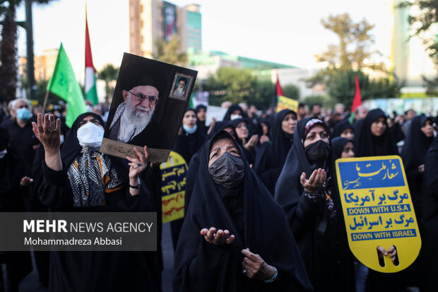 Gathering in Tehran in support of Palestine
