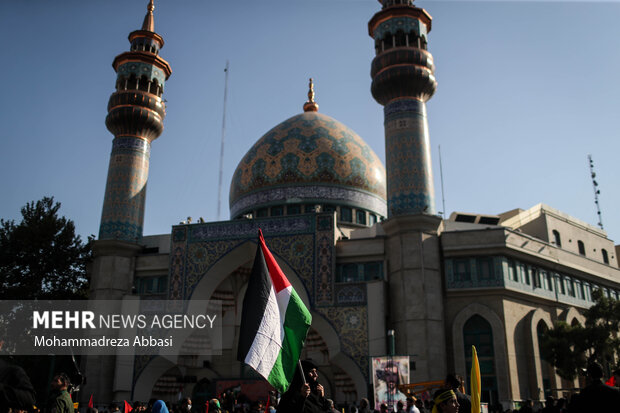 Gathering in Tehran in support of Palestine