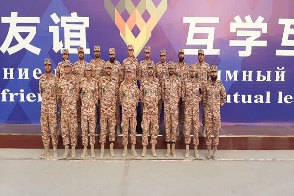 فريق ناقلة الجنود لحرس الثورة الاسلامية الايرانية يصل إلى الصين