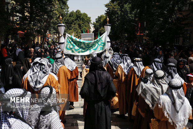 مراسم سوم عاشورا در همدان