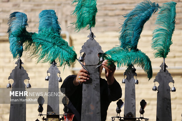 مراسم سوم عاشورا در همدان