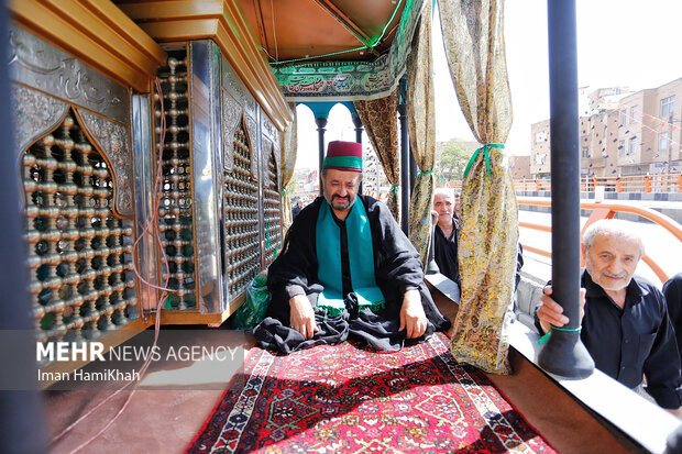 مراسم سوم عاشورا در همدان