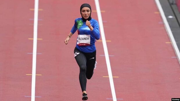 Female Iranian sprinter breaks national 100-meter dash record