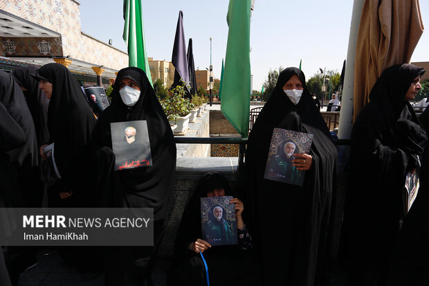 تجمع اعتراضی مردم همدان در حمایت از شهید همدانی