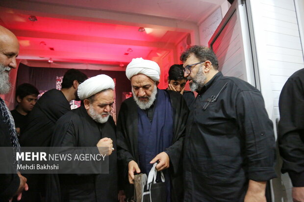 عزاداری هیئت هنر و رسانه استان قم برگزار شد