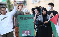 İsrail’in Gazze saldırıları Viyana'da protesto edildi