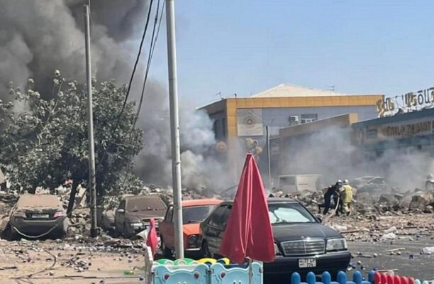 Ermenistan'da şiddetli patlama Ermenistan'da şiddetli patlama