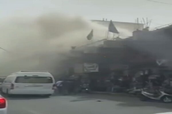 آتش سوزی گسترده در بغداد+فیلم