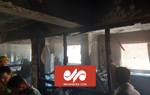 ۳۵ کشته در آتش سوزی شدید یک کلیسا در مصر