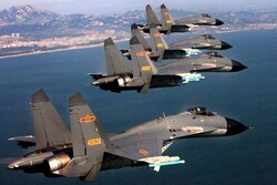 پرواز ۲۱ فروند جنگنده و ۵ کشتی جنگی ارتش چین اطراف جزیره تایوان