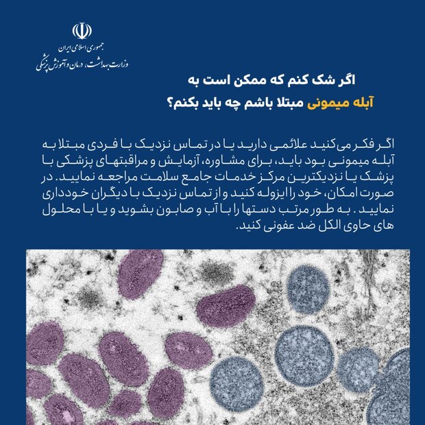 اینفوگرافی آبله میمونی/ از علائم بیماری تا راه های درمان