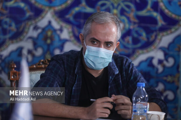 سجاد صفری در نشست خبری ششمین دوره نشان سال عکس مطبوعاتی ایران حضور دارد