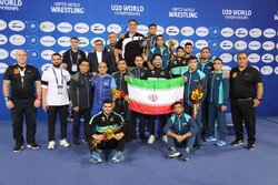 Iran U20 freestyle wrestling team