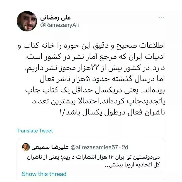 کمتر از یک چهارم ناشران کشور فعالاند