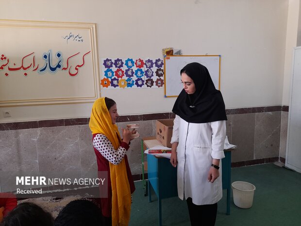 اردوی جهادی بسیج دانشجویی علوم پزشکی در روستاهای شهرستان رزن