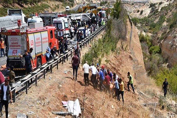 16 killed in massive road accident in Turkey’s Gaziantep