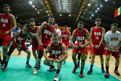 دیدار تیم‌های بسکتبال نوجوانان ایران و ژاپن