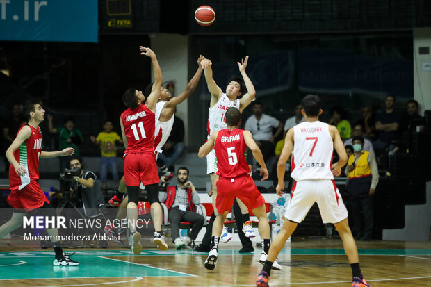 Iran, Japan at 2022 FIBA U18 Asian Championship in Tehran