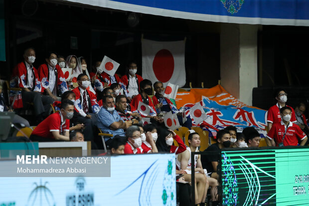 دیدار تیم‌های بسکتبال نوجوانان ایران و ژاپن