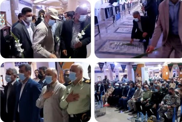 تجدید میثاق مسئولان استان بوشهر با شهدا