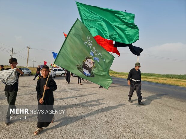 حرکت کاروان پیاده روی عشاق الحسین(ع) =