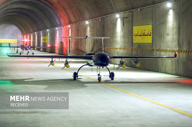 Iranian army joint drone military exercise
